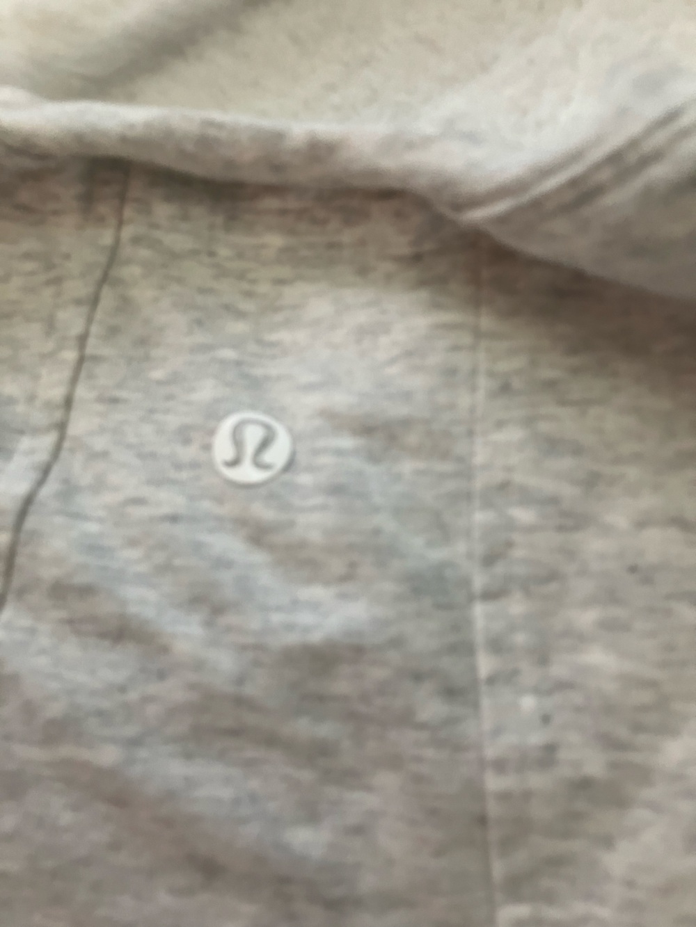 lululemon athletica Heathered Light Gray Muscle Tee
